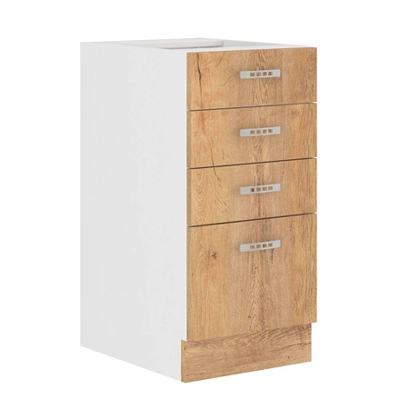 Küchenmöbel-Set Lento 180 cm einzigartigen Stil der Schränke wird das Innere jeder Küche passen