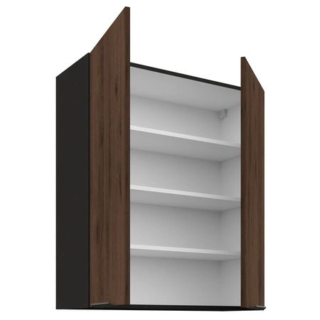 Brianza Küchenwandschrank 80 G-90 2F Metallkantengriffe feuchtigkeits- und beschädigungsbeständiger Schrank