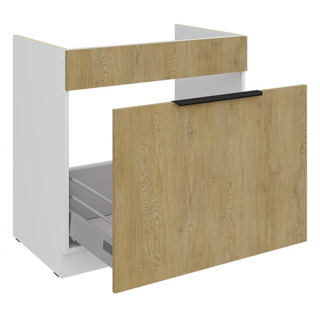 Küchen spülenschrank mit Schublade Cremona 80 ZL 1S BB feuchtigkeits- und beschädigungssicherer Schrankkantengriff