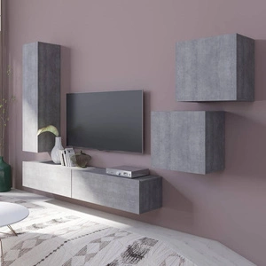 Wohnwände Ventom Beton colorado modernistisches Design fügt sich perfekt in jede Einrichtung ein