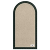Wally gepolstertes Paneel 30x100 cm Flasche grün stilvolles Wandpaneel Zaun Veloursstoff modisches Finish für jede Einrichtung