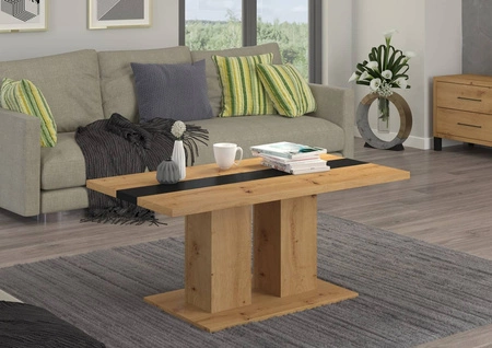 Möbelset Style Eiche artisan / grau graphit klassisches Design Wohnzimmermöbel-Set stilvoll gefräste Fronten Schrankwand mit Garderobe