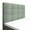 Boxspringbett Kansas 100x200 mintgrün Bett im modernen skandinavischen Stil mit gepolstertem Kopf- und Fußteil