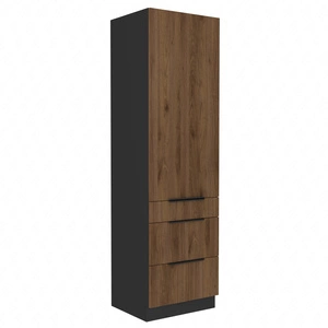 Brianza 60 DKS-210 3S 1F Küchenschrank mit Schubladen Metallkantengriffe feuchtigkeits- und beschädigungsbeständiger Schrank