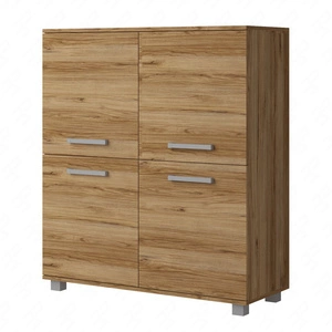 Maximus 100 cm Kommode Eiche catania modernes Möbeldesign Kommode mit speziellem ABS-Furnier umrandet