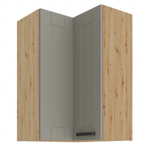 Linosa 60x60 GN-90 2F Eck-Küchenoberschrank dampf-, hitze- und auslaufsicherer Schrank