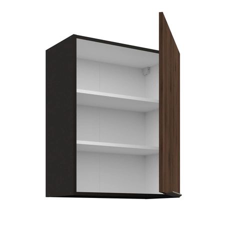 Eck-Küchenmöbelset Brianza / Schwarz 330x210 cm Griffe aus Metall sehen in modernen Innenräumen toll aus