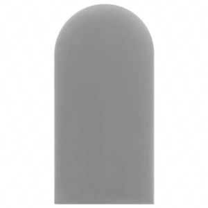 Wally gepolstertes Paneel 30x100 cm hellgrau stilvolles Wandpaneel Zaun Veloursstoff modisches Finish für jede Einrichtung