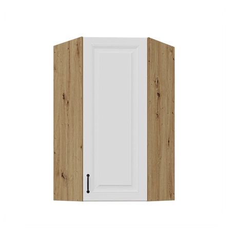 Hängender Ecke-Küchenschrank Scandi 60x60 GN-108 1F schrankdicht gegen Wasserdampf hohe Temperaturen und verschüttete Flüssigkeiten