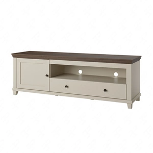 TV Schrank Evora 181 cm beige / Eiche dunin elegantes Design wird Liebhaber von ausdrucksstarken Interieurs begeistern