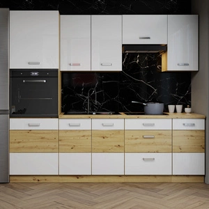 Küchenmöbel-Set Alpine 240 cm Schränke sehen in klassischen und modernen Interieurs großartig aus