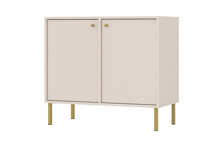 Möbel Kioto II beige stilvolles Design Wohnzimmer Möbel elegante Möbel von Metall goldenen Beinen subtilen Griffen unterstützt