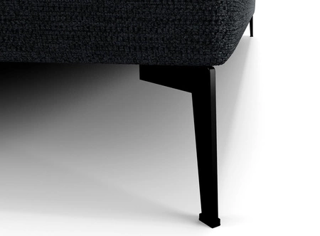 Boxspringbett Irvine 80x200 schwarz Stilvolles Bett mit Bettzeugablage und hohem Kopfteil besticht durch sein elegantes Design