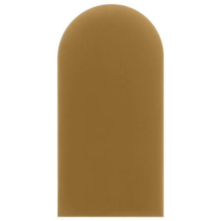 Polsterpaneel Wally 30x100 cm gelb stilvolles Wandpaneel Zaun Veloursstoff modisches Finish für jede Einrichtung