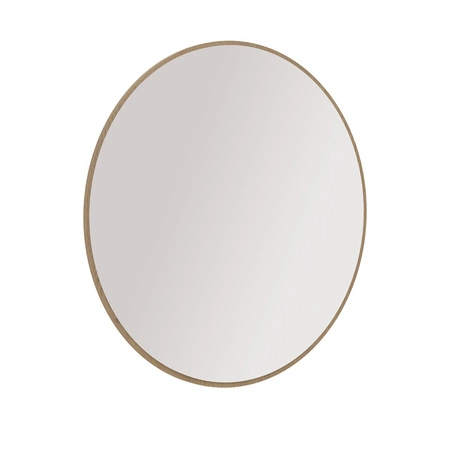 Hängespiegel Ovalio 100 cm Eiche cremona funktioneller runder Spiegel perfekte Ergänzung zum Schminktisch Flur und Schlafzimmer