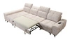 Ecksofa mit Schlaffunktion Buffalo XII olive links stilvolles und funktionelles Schlafsofa mit Bettzeugcontainer