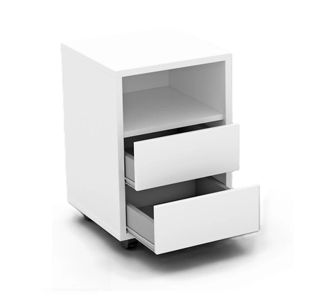 Schrank mit Schubladen Agapi weiß funktionelles Schreibtisch-Accessoire