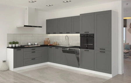 Avola Eck-Küchenmöbel-Set 210x350 cm ideal für klassische und moderne Innenräume