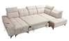 Ecksofa mit Schlaffunktion Buffalo VI dunkelbeige links funktionelles und stilvolles Ecksofa mit Bettzeugcontainern