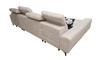 Ecksofa mit Schlaffunktion Buffalo XII dunkelbeige linke Seite stilvolles und funktionelles Ecksofa mit Bettzeugcontainer