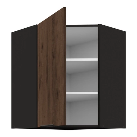 Brianza Eck-Küchenwandschrank 60x60 GN-72 1F Metallkantengriff feuchtigkeits- und beschädigungsbeständiger Schrank