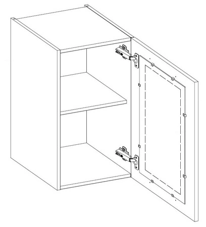 Küchenmöbel-Set Scandi 315 cm Schränke präsentieren sich perfekt in skandinavischen klassischen und modernen Interieurs