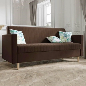 Balm Schlafsofa in braun sehr bequemes Schlafsofa perfekt für jeden Einrichtungsstil
