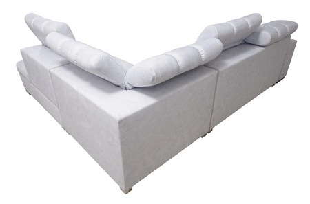 Ecksofa mit Schlaffunktion Luigi VII rechtes blaues bequemes Schlafsofa in moderner Form