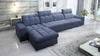 Ecksofa mit Schlaffunktion Luigi XII blau linke stilvolles Ecksofa für das Wohnzimmer in einer minimalistischen und eleganten Ausführung