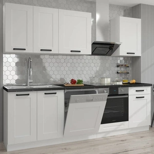 Livio Küchenmöbel Set 250 cm Schränke sehen in klassischen und modernen Interieurs großartig aus