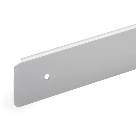 Rechte Seitenabschlussleiste für Küchenarbeitsplatte 28 mm Aluminium