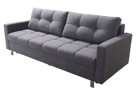 Sofa mit Schlaffunktion Bilbao dirty pink modernes Design und breiter Funktionsstoff mit charakteristischer Schlingenoberfläche