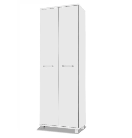 Kleiderschrank Maximus 68 cm weiß modernes Möbeldesign hochwertige Verarbeitung Kleiderschrankkanten mit einem speziellen Furnier verarbeitet