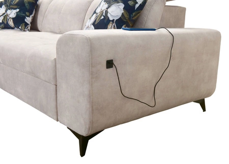 Ecksofa mit Schlaffunktion Buffalo gelb links Funktionelles und stilvolles Ecksofa mit Bettkasten