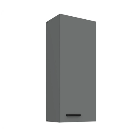 Verdi 45 G-108 1F Küchenwandschrank feuchtigkeits- und beschädigungsbeständiger Schrank schwarze Metallgriffe