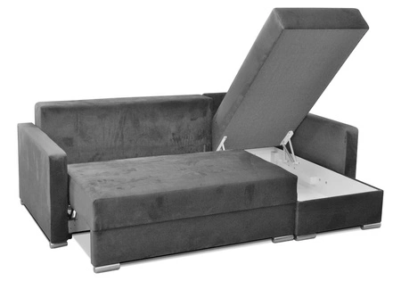 Ecksofa mit Schlaffunktion Neron braun rechtsseitig garantiert höchsten Komfort und Funktionalität