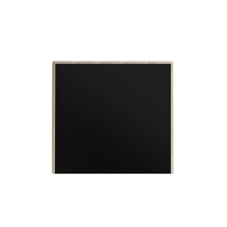 Boxspringbett Casey 90x200 beige im modernen skandinavischen Stil mit gepolstertem Kopfteil Bett mit Staukasten