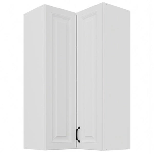 Hängender Eck-Küchenschrank Snow 60x60 GN-108 2F schrankfest gegen Dampf hohe Temperaturen und verschüttete Flüssigkeiten