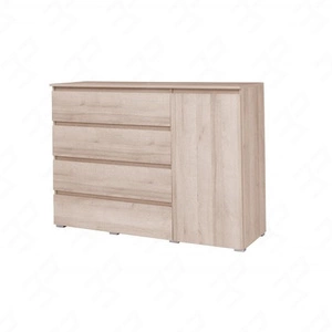 Kommode Simple 138 cm Eiche sonoma Funktionsmöbel für das Jugendzimmer, Wohnzimmer oder Büro