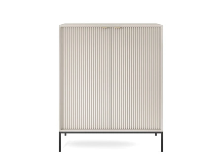 Kommode Lovro 104 cm beige modernes Design wird die Liebhaber von markanten Interieurs begeistern