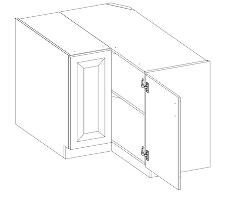 Tilos Eck-Küchenmöbel-Set 190x350 cm ideal für skandinavisch-klassische und moderne Innenräume