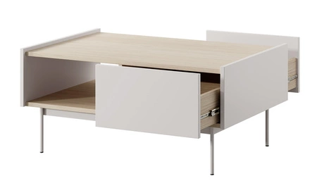 Vellore Möbelset beige elegante Schrankwand mit minimalistischem Design dezent abgesenkte Oberteile schmücken die Möbel