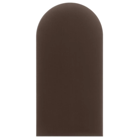 Wally gepolstertes Paneel 30x60 cm braun stilvolles Wandpaneel Zaun Veloursstoff modisches Finish für jede Einrichtung