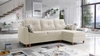 Ecksofa mit Schlaffunktion Topeka ecru rechte Seite stilvolles und modernes Design, das sich in jede Einrichtung einfügt