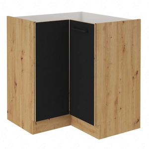 Eck-Küchenschrank Monza 89x89 DN 1F BB dampf-, temperatur- und spritzwasserbeständiger Schrank