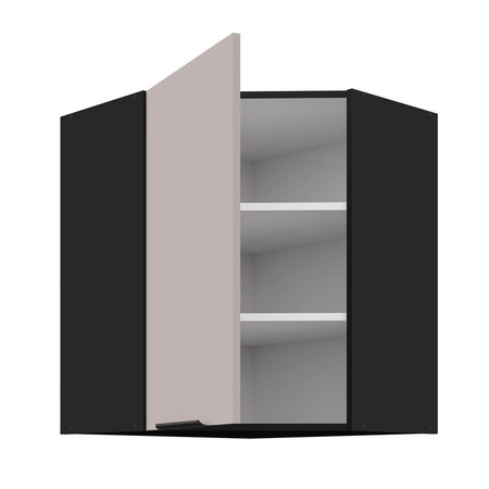 Tarraco Eck-Küchenoberschrank 60x60 GN-72 1F Metallkantengriff feuchtigkeits- und beschädigungsbeständiger Schrank