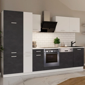 Toni Küchenmöbel-Set mit Arbeitsplatte 300 cm weiß / matera Küchen-Set sieht in klassischen Interieurs toll aus