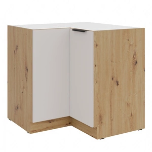 Eck-Küchenschrank Soela 90x90 DN 2F BB Metallkantengriff feuchtigkeits- und beschädigungsbeständiger Schrank