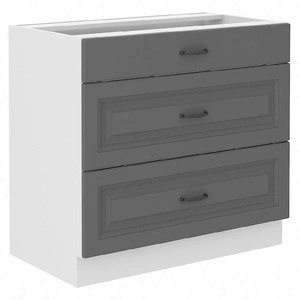 Tilos 80 D 3S BB Küchenschrank mit Schubladen, dampf-, hitze- und auslaufsicherer Schrank