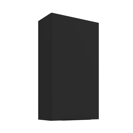 Küchenhängeschrank Schwarz 60 G-108 1F Metallkantengriff feuchtigkeits- und beschädigungsbeständiger Schrank